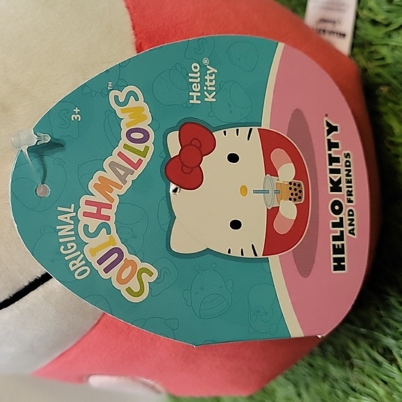 NWT Squishmallows Sanrio Hello Kitty and Friends Hello Kitty with Boba Tea 8" - Picture 5 of 12